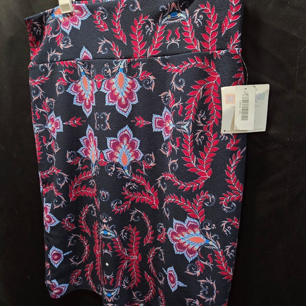 NWT Cassie Cottagecore Pencil Skirt LuLaRoe Floral Maximalist Modest SZ 3XL